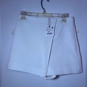 Zara White Skort